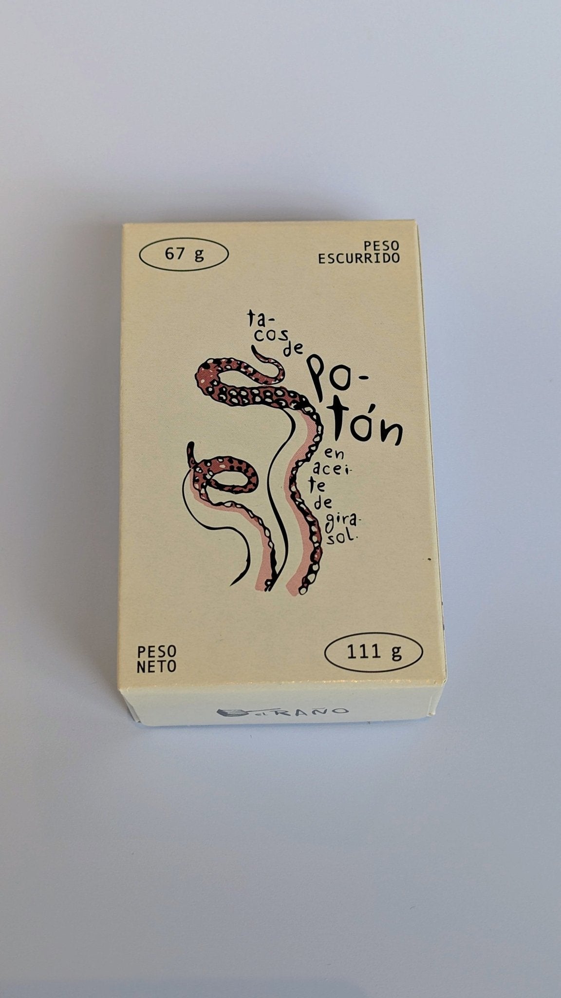 El Raño, inktvis tentakels in zonnebloemolie - VIZmarkt