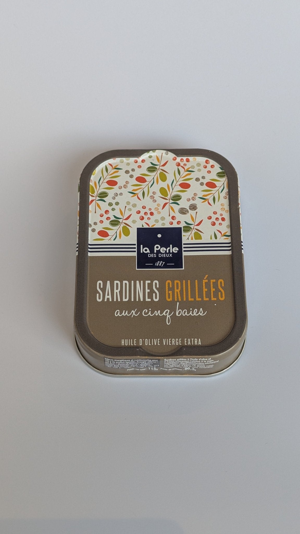 La Perle des Dieux, gegrilde sardines met 5 kleuren peper - VIZmarkt