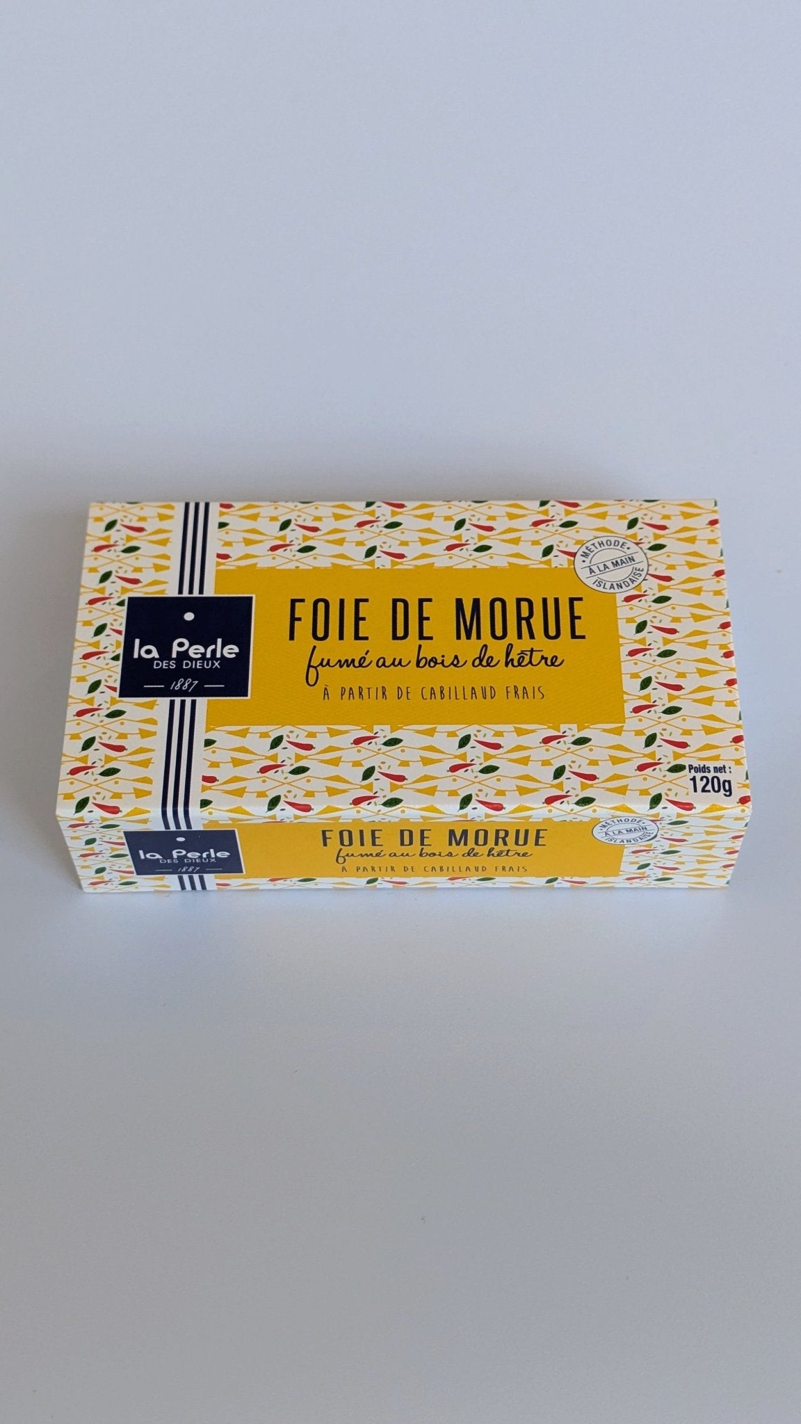 La Perle des Dieux licht gerookte kabeljauw lever - VIZmarkt