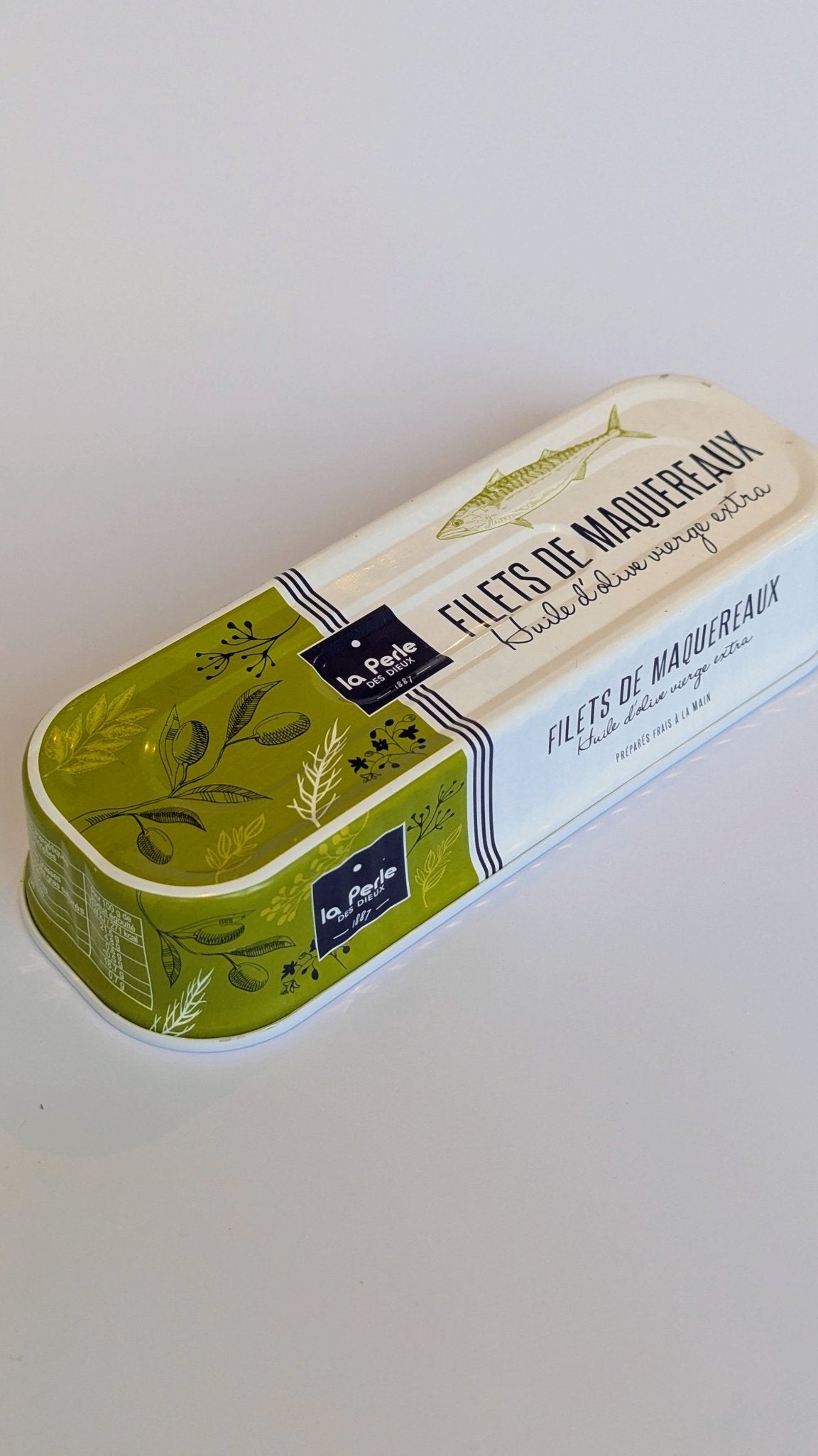La Perle des Dieux makreel filets in olijfolie - VIZmarkt