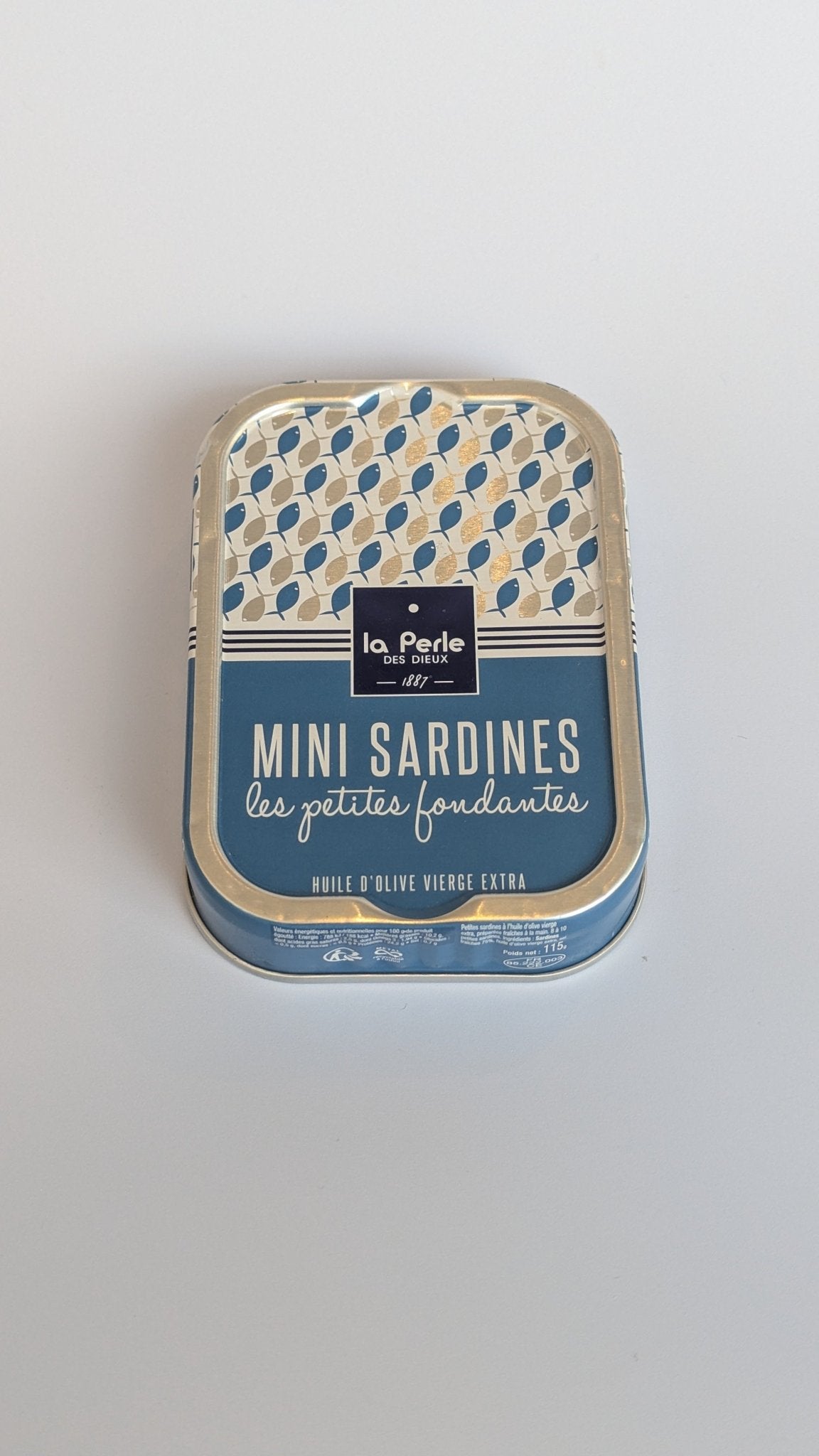 La Perle des Dieux, mini sardines in olijfolie - VIZmarkt
