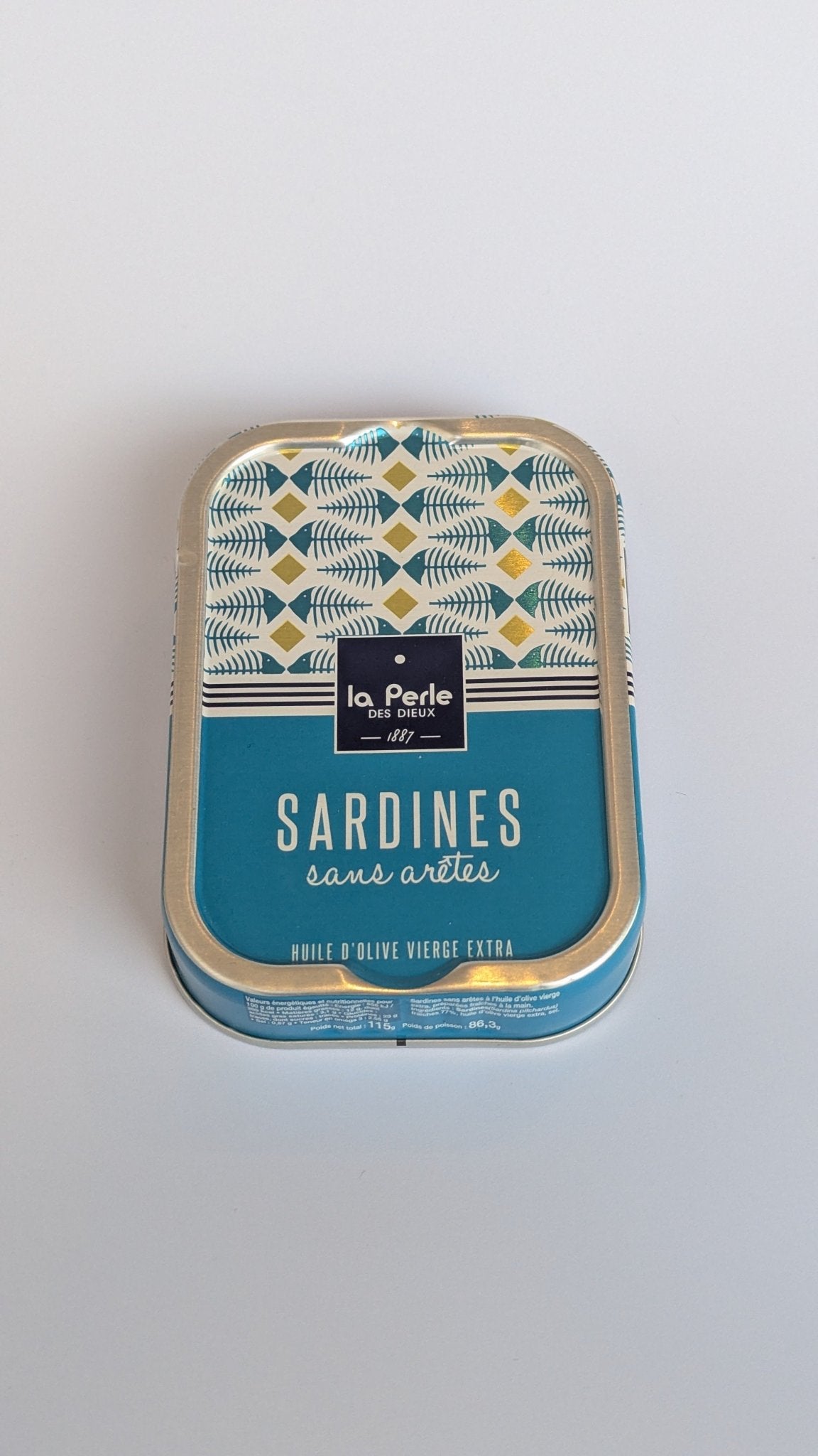 La Perle des Dieux, Sardines graatvrij in olijfolie - VIZmarkt