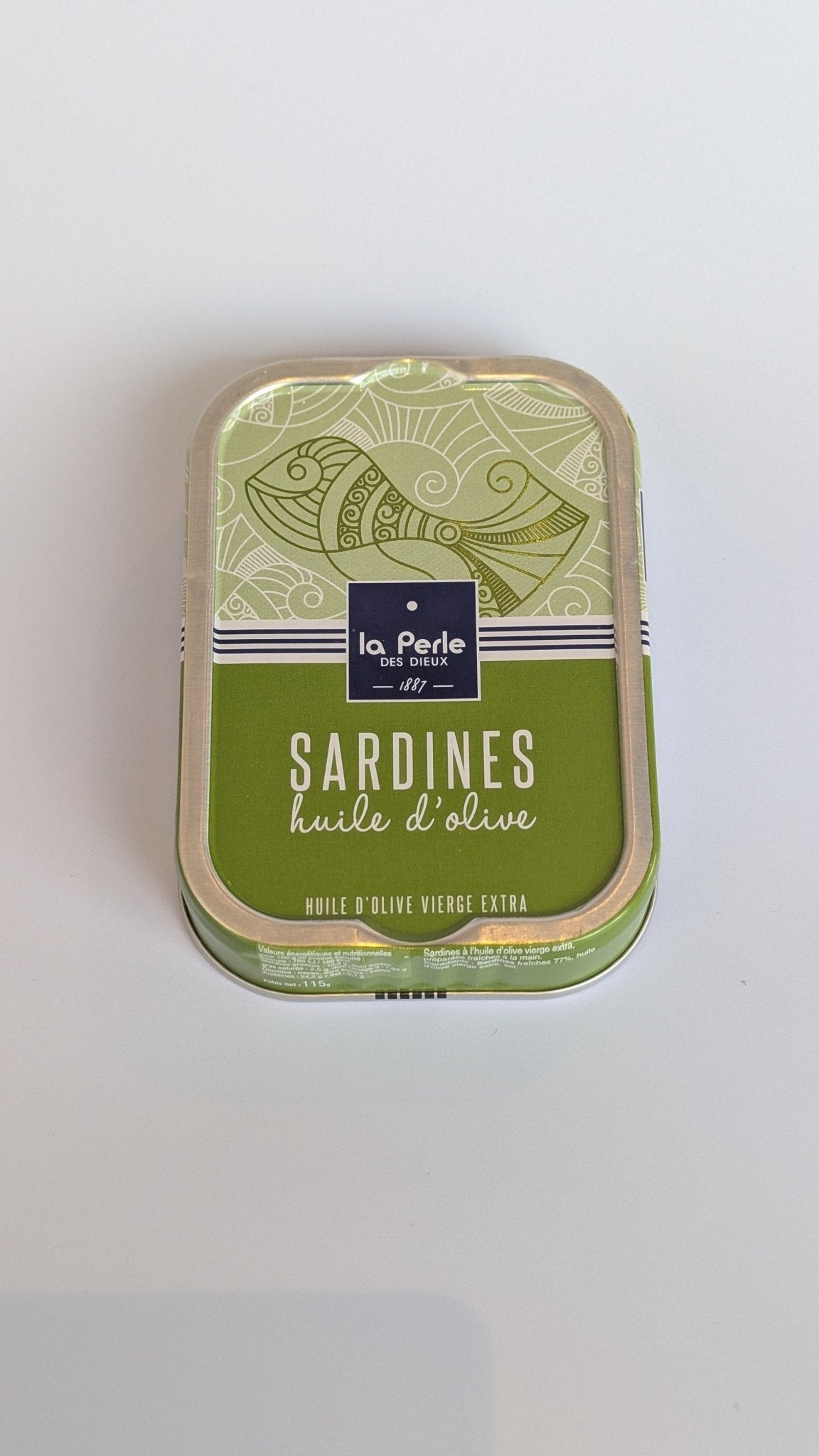 La Perle des Dieux, Sardines in olijfolie. - VIZmarkt