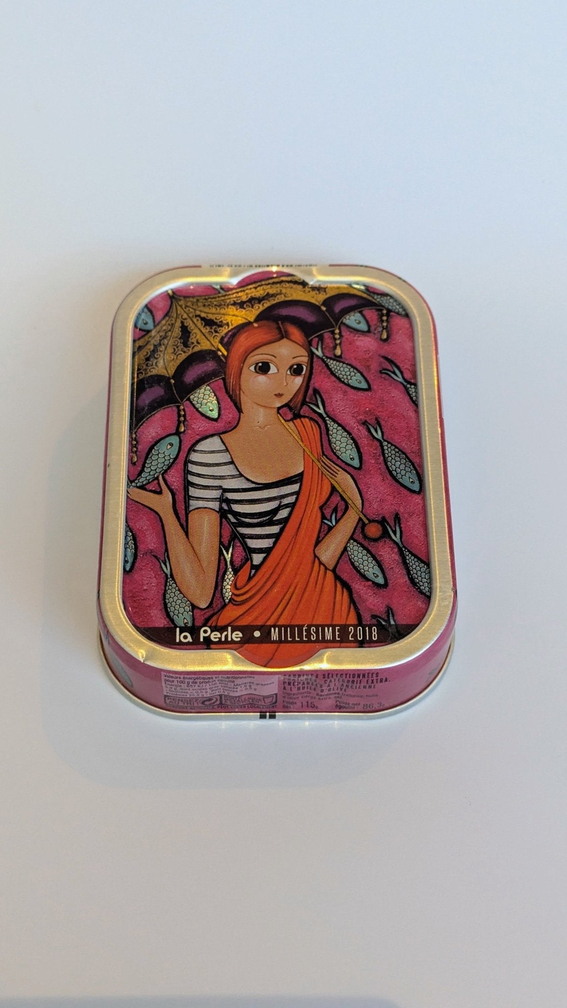La Perle des Dieux, Sardines Milésimées 2018 Mademoiselle Perle - VIZmarkt
