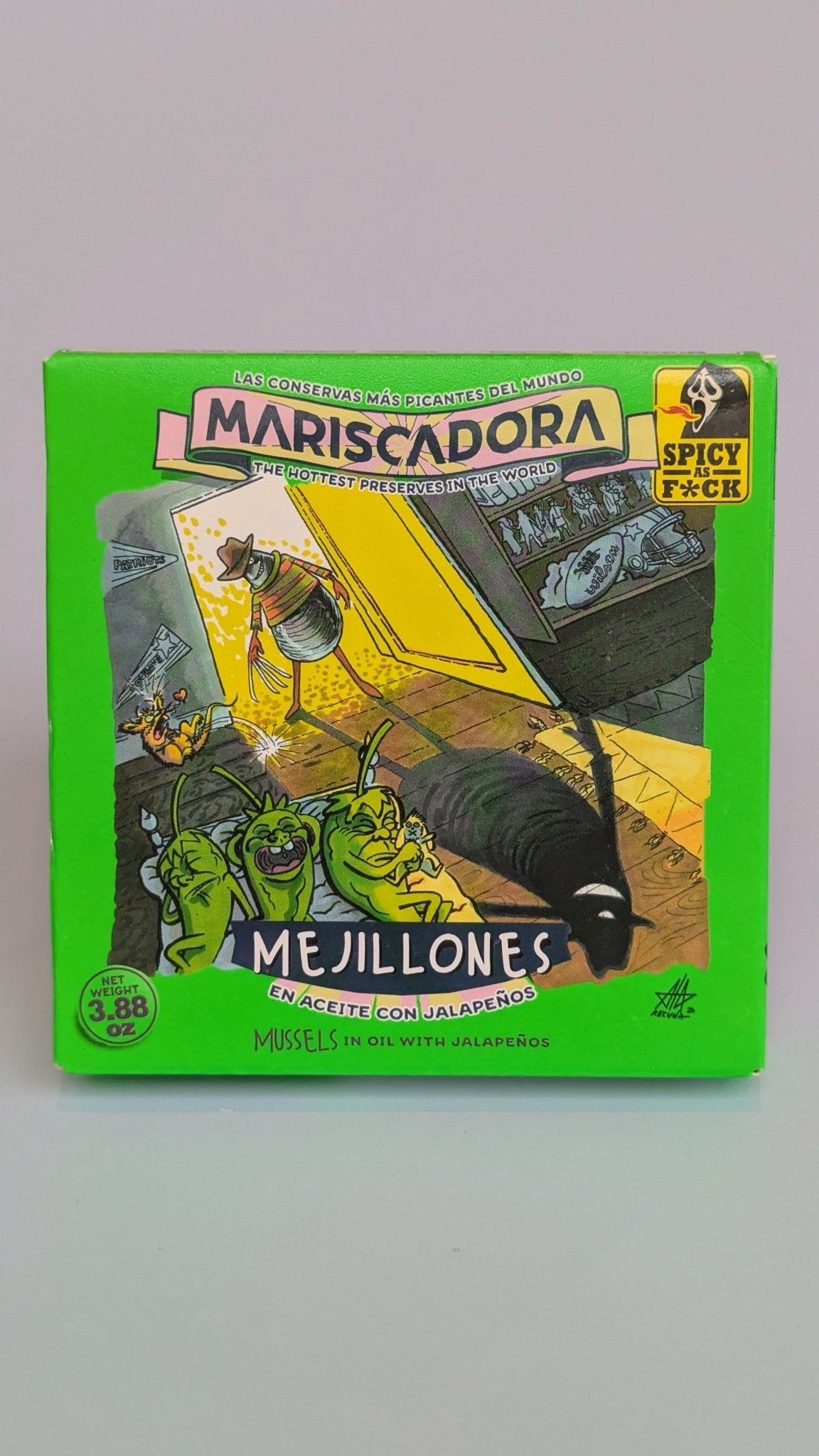 Mariscadora mosselen in olie met Jalapeño peper. - VIZmarkt