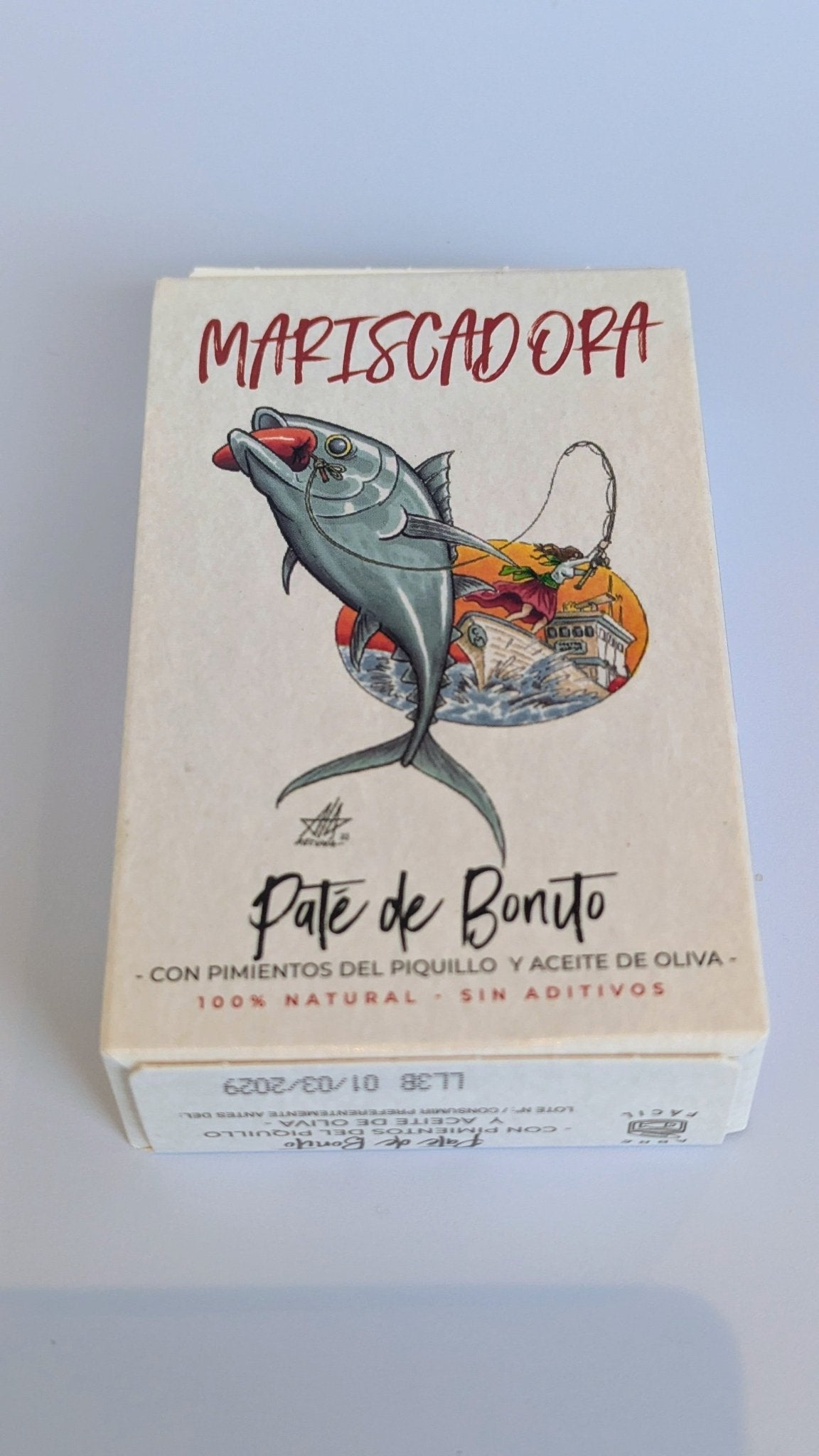Mariscadora Paté van Bonito del Norte met piquillo peper - VIZmarkt