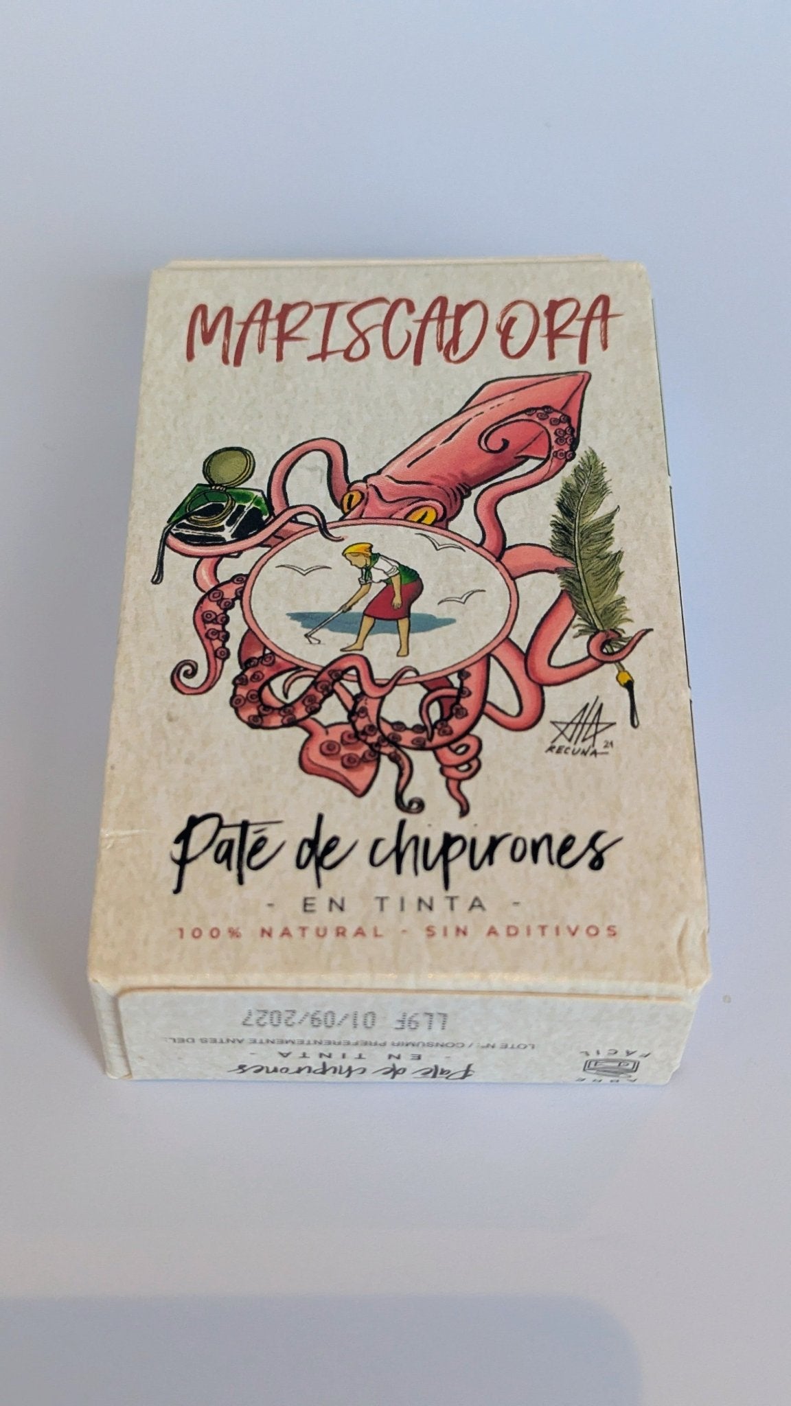 Mariscadora paté van inktvis in eigen inkt - VIZmarkt