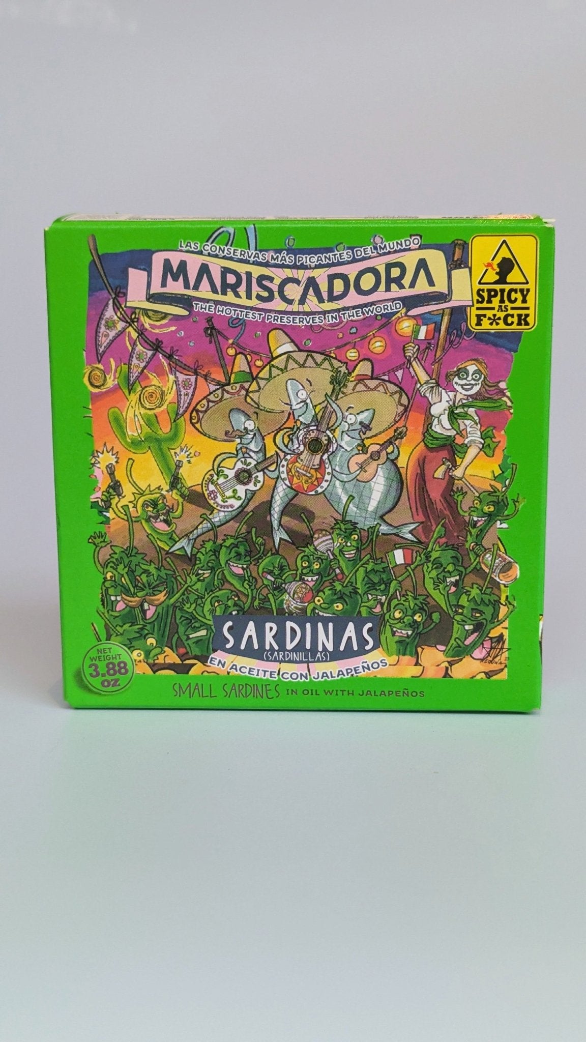 Mariscadora sardines in olie met Jalapeño peper. - VIZmarkt