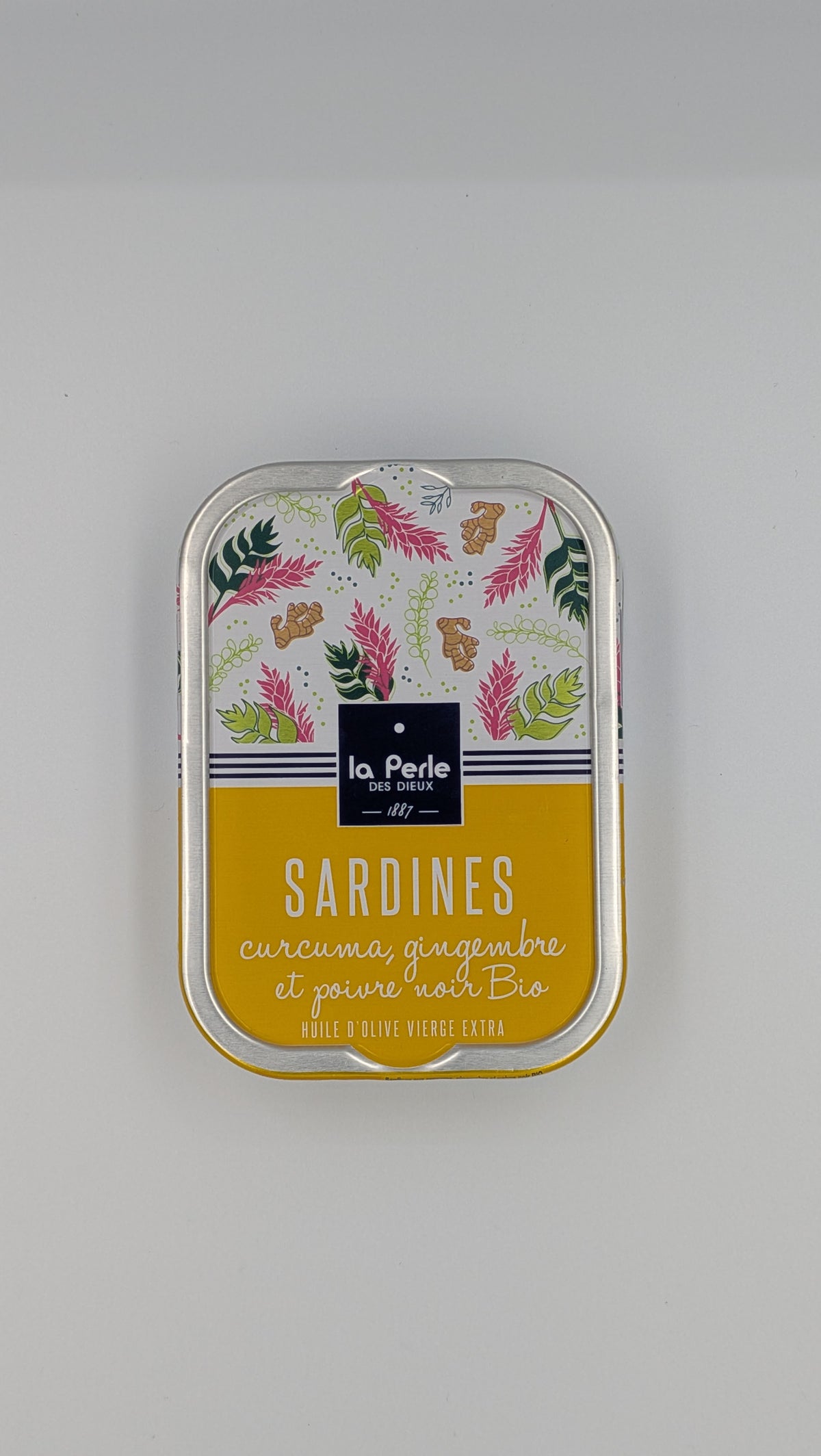 Sardines met kurkuma, gember en zwarte peper