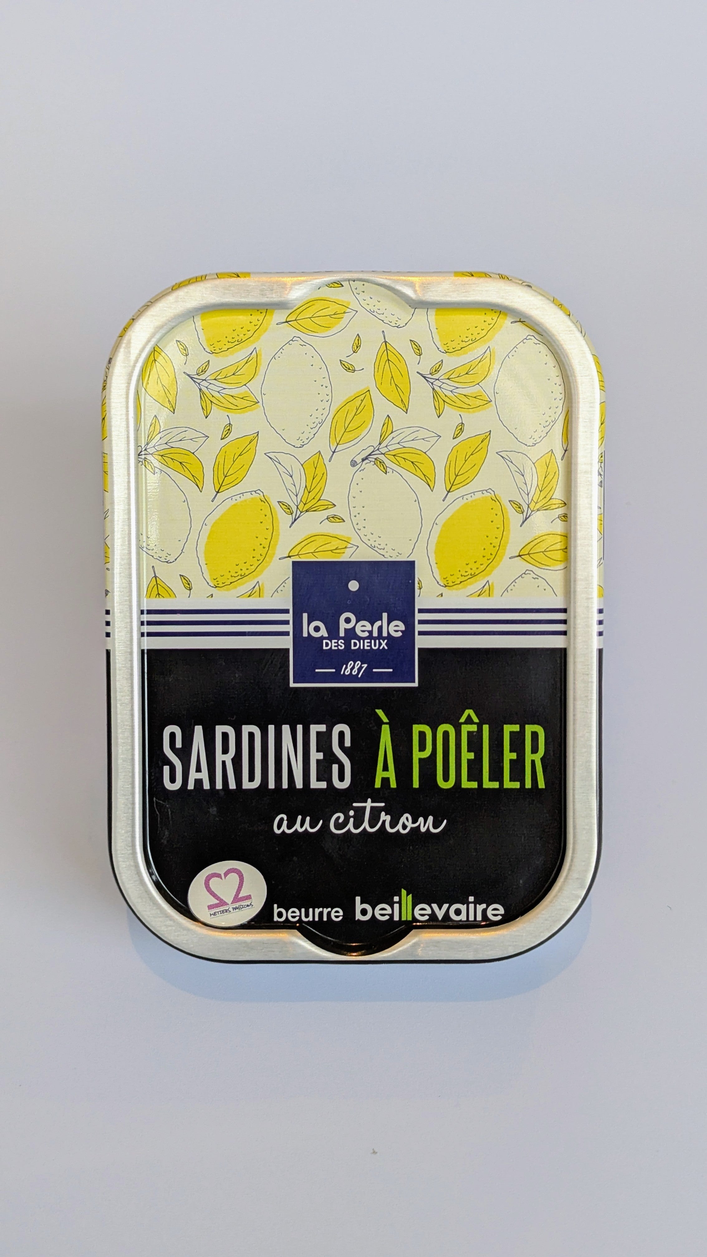 La Perle des Dieux, Sardines in beurre de Baratte met citroen