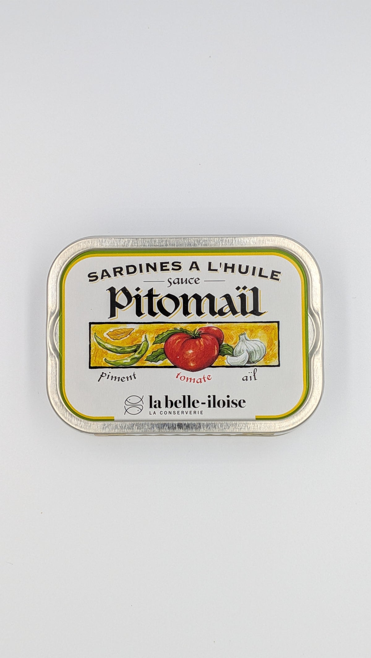 La Belle Iloise Sardines met saus Pitomaïl