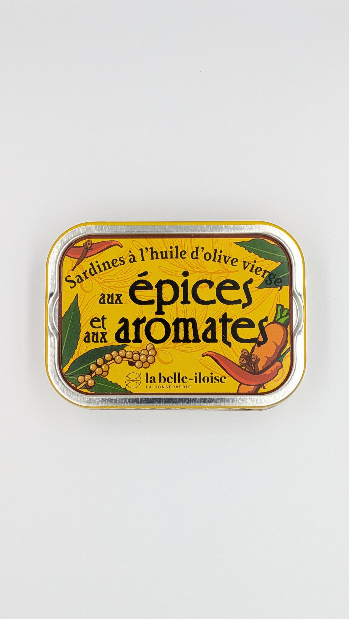 La Belle Iloise Sardines in Olijfolie met diverse specerijen en botanicals