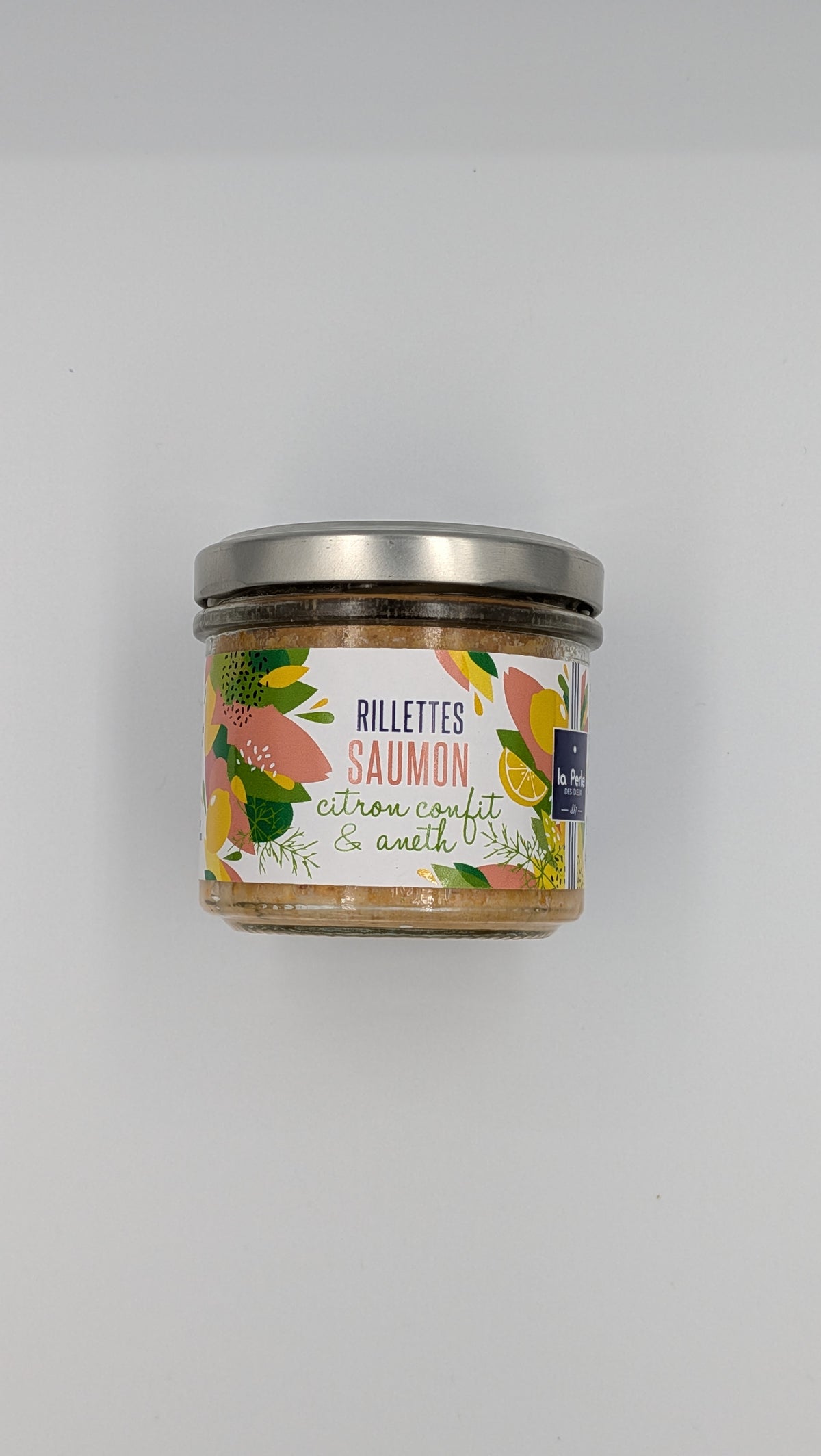 La Perle des Dieux rillette van zalm, citroen en dille