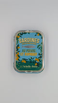 La Belle Iloise Sardines in druivenpitolie met kumquat en groene peper